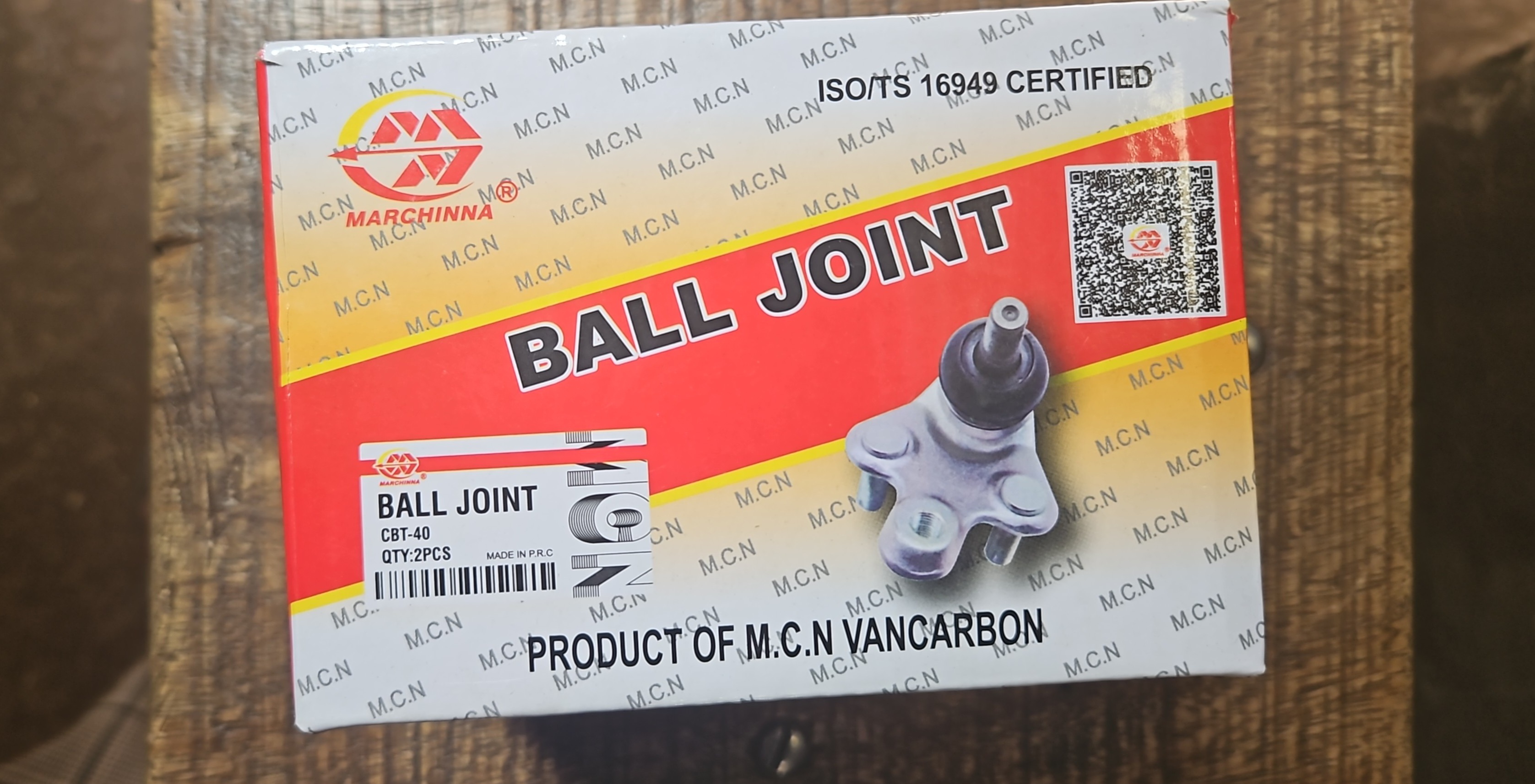 M.C.N Vancarbon Front Lower Ball Joint