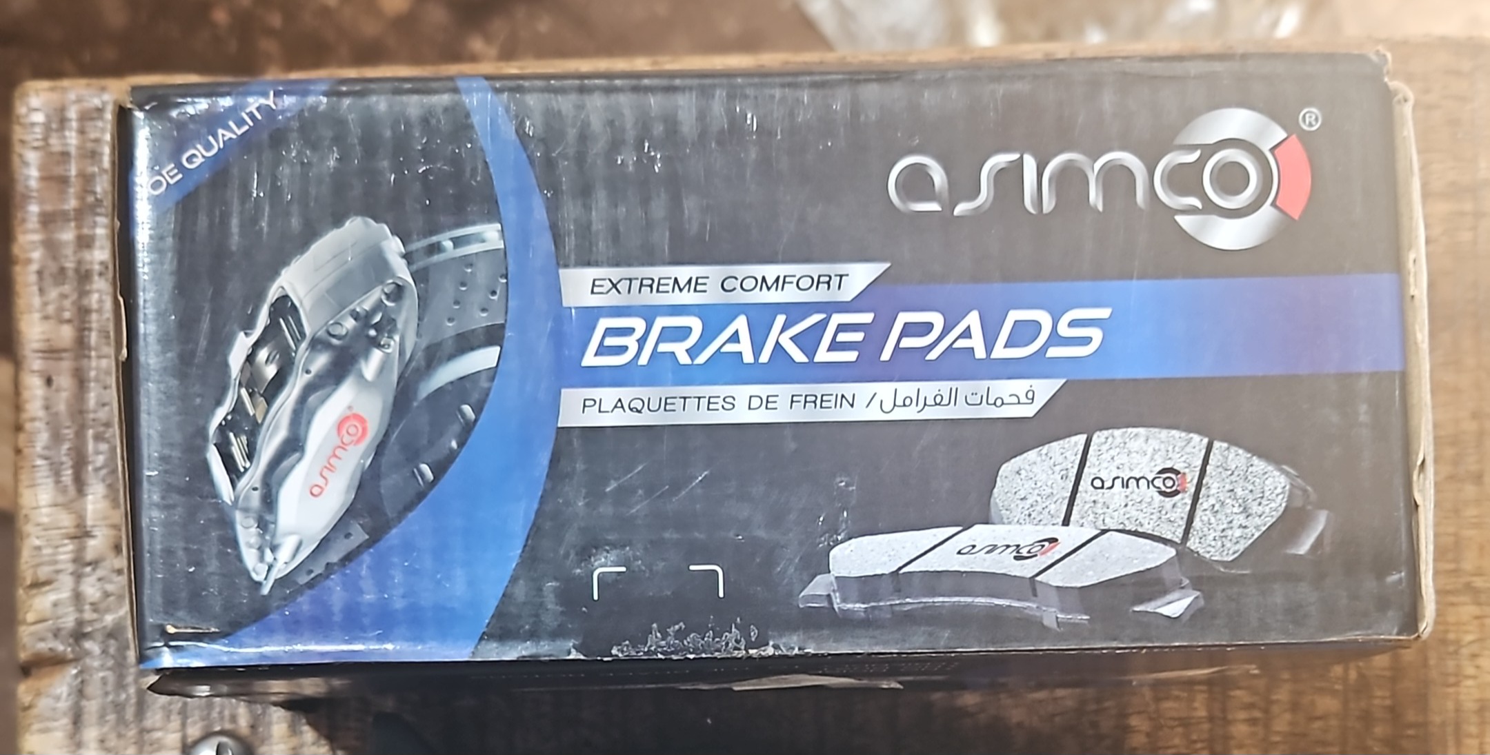 Asimco Extreme Comfort Front Brake Pad Set (Original)